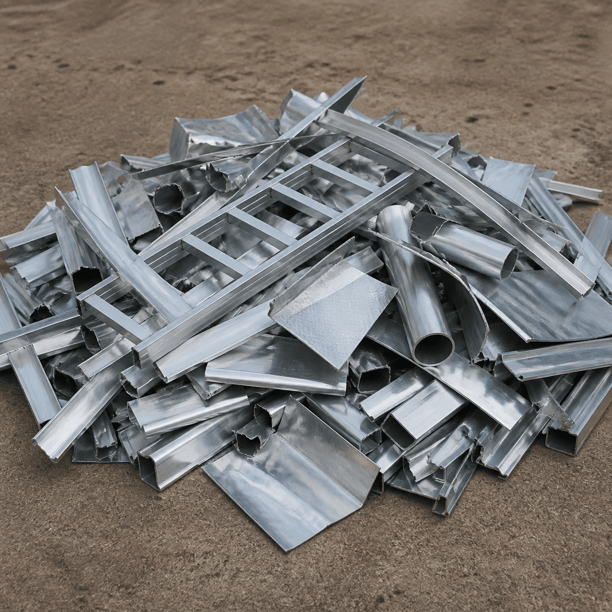 Aluminium scrap material