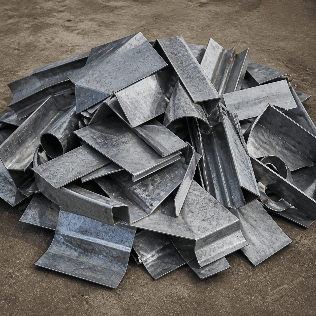 Zinc scrap material